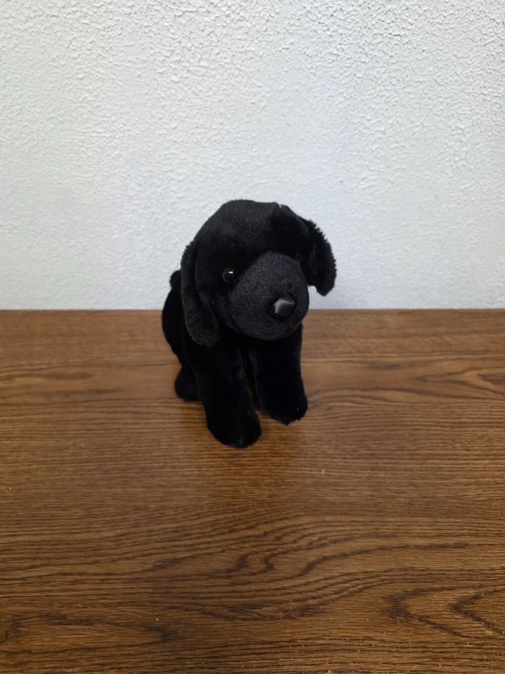 Plush Animal Ally Black Lab Dog 14" x 8" Stuffed Animal